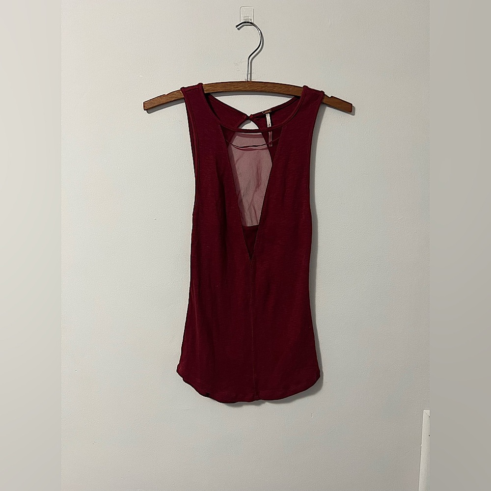 Free People Deep V Tank Top